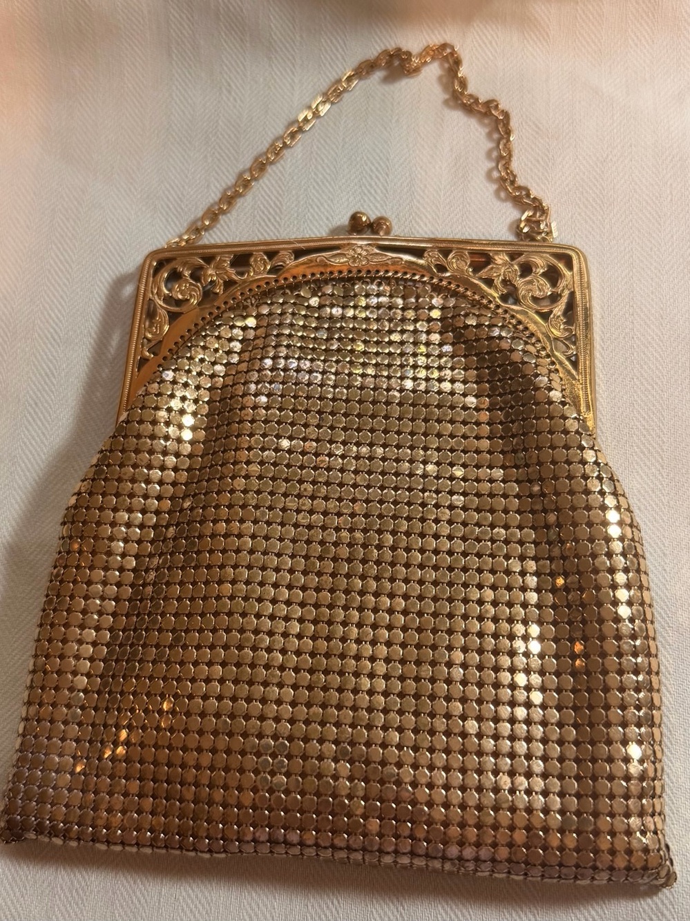 Whiting & Davis Metal Mesh Evening bag